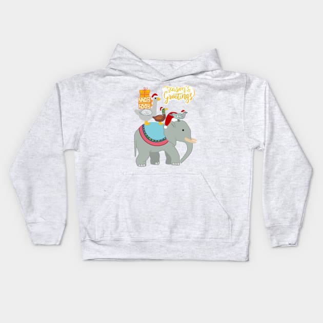 Going to Christmas Party! Kids Hoodie by IdinDesignShop